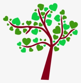 Arvore De Coração Png, Transparent Png, Free Download