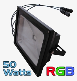 50 Watt Cosmic Color Rgb Flood With Built-in Controller - 50w Rgb Flood Led, HD Png Download, Free Download