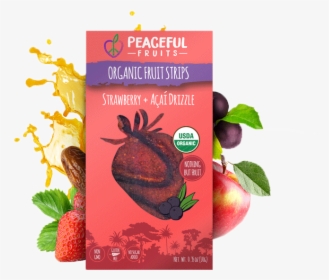 Strawberry Acai Drizzle - Fruit Snacks Peaceful, HD Png Download, Free Download