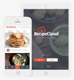 Recipe Cloud Ios Mockups, HD Png Download, Free Download