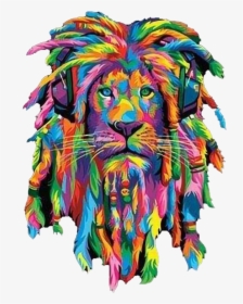 Rasta Lion Png Image - Rasta Lion Poster, Transparent Png, Free Download