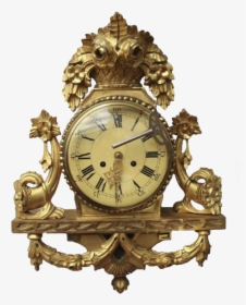 Wall Watch Png Image - Rococo Clock Png, Transparent Png, Free Download