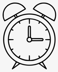 Drawings Clock Huge Freebie Download For Powerpoint - Alarm Clock Easy Drawing, HD Png Download, Free Download
