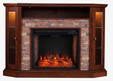 Wide Corner Electric Fireplace, HD Png Download, Free Download
