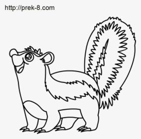 Wild Animal Coloring Pages For Kids - Cartoon, HD Png Download, Free Download
