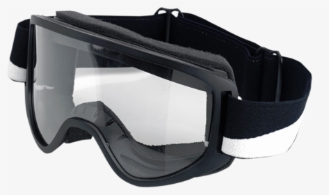 Biltwell Black Clear Lens Moto Motorcycle Helmet Riding - Moto 2.0 Goggle Bolts Black, HD Png Download, Free Download