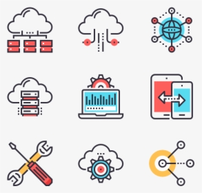 Cloud Computing Vector Art, HD Png Download - kindpng