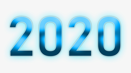 2020 Year Png - 2020 Clipart Transparent Background Blue, Png Download, Free Download