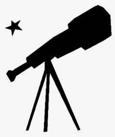 Telescope Black And White Clipart , Png Download - Telescope Clipart Black And White, Transparent Png, Free Download