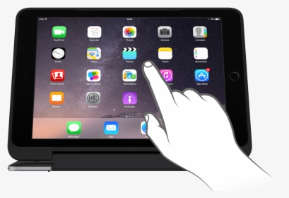 Illustrated Hand Pointing Grey - Best Ipad In The World, HD Png Download, Free Download