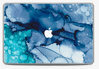 Blue Color Splash Skin Macbook Pro 17” - Mouse, HD Png Download, Free Download