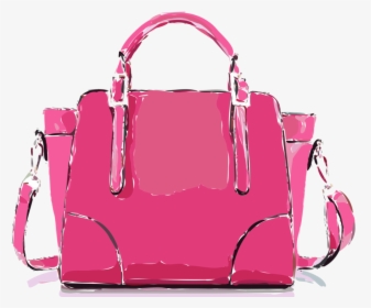 Pink,hand Luggage,leather - Bags Png Illustration Transparent, Png Download, Free Download