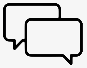 Double Speech Bubble Icon , Png Download - Portable Network Graphics, Transparent Png, Free Download