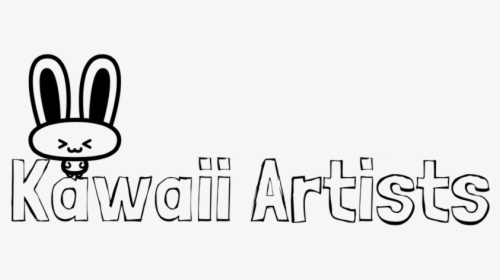 Kawaii Artists Bunny Standing, HD Png Download, Free Download