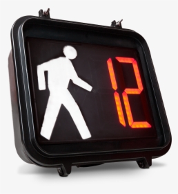 Side By Side Pedestrian Signals - Crosswalk Signal Clipart, HD Png Download, Free Download