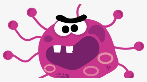 Pink Angry Adenovirus Animation - Virus Icon, HD Png Download, Free Download