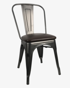8517 Flori Metal Dining Chair Padded Seat - Matstolar Vintage, HD Png Download, Free Download