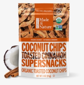 Toasted Cinnamon Coconut Chips - Made In Nature Chips, HD Png Download, Free Download