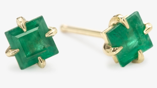 Ila Primary Princess Emerald Stud - Earrings, HD Png Download, Free Download