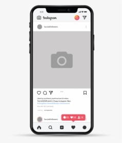 Iphone Instagram Template, HD Png Download, Free Download