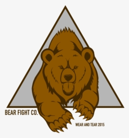 False Bear Wall Vinyl Decal Grizzly Bear Wall Sticker - Grizzly Bear Drawing Easy, HD Png Download, Free Download
