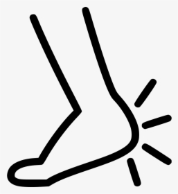 Hurt - Foot Heel Clip Art, HD Png Download, Free Download