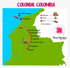 Mapa De Colombia, HD Png Download, Free Download