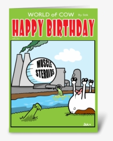 Grass Steroids Birthday Card Greeting Card - Steroids Birthday Card, HD Png Download, Free Download