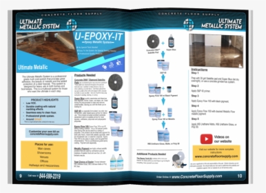 Concrete Floor Supply Catalog - Online Advertising, HD Png Download, Free Download