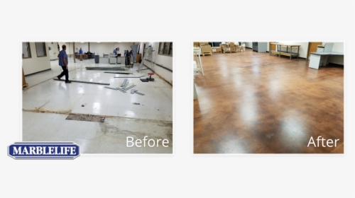 Concrete Before & After - Marblelife, HD Png Download, Free Download