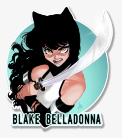 [patreon Reward] Blake Belldaonna Badge - Cartoon, HD Png Download, Free Download
