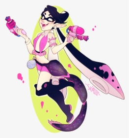 Splatoon White Ink Fanart, HD Png Download, Free Download