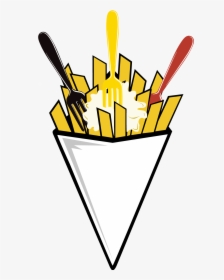 Cornet De Frites French Fries Clipart Images French - French Fries, HD Png Download, Free Download