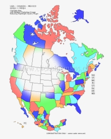Best Photos Of Map Of Usa And Mexico - Winter Average Temperature In Canada, HD Png Download, Free Download