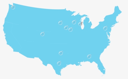 United States Map Blacked Out, HD Png Download, Free Download