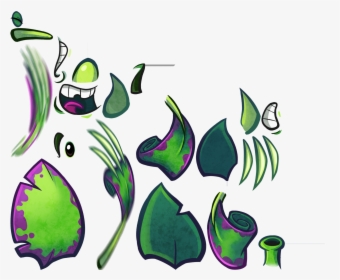 Mustache Waxer"s Textures - Pvz Heroes Savage Spinach, HD Png Download, Free Download