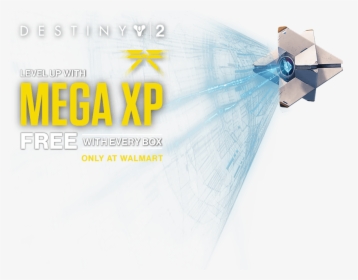 Level Up With Mega Xp Free With Every Box Only At Walmar - Destiny 2 Mega Xp, HD Png Download, Free Download