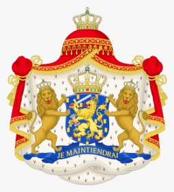 Lion & Bat Shield Kingdom Baseball Clipart Clipart - Kingdom Of The Netherlands Coat Of Arms, HD Png Download, Free Download
