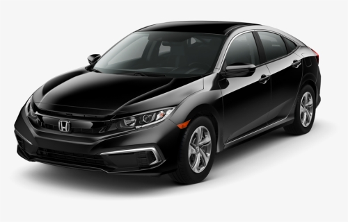2019 Honda Civic Lx Sedan - Honda Civic 2019 Black, HD Png Download, Free Download