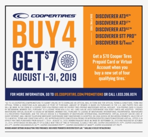 Us Cooper Tire Promotions, HD Png Download, Free Download
