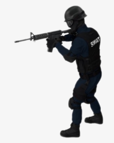 Police With Gun Transparent, HD Png Download, Free Download