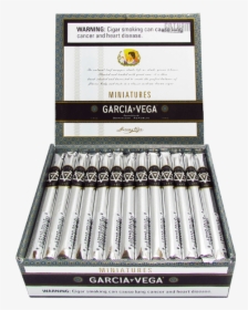 Garcia Y Vega Miniatures Open Box - Garcia Vega Cigarillos Box, HD Png Download, Free Download