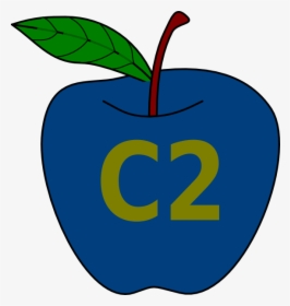 Blue Apple Clip Art At Clker - Apple Transparent Fruit Clip Art, HD Png Download, Free Download