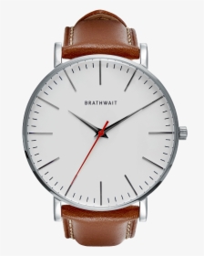 The Classic Slim Wrist Watch Italian Leather Strap - Brathwait Classic Slim Mens, HD Png Download, Free Download
