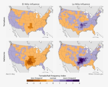 El Nino And La Nina Severe Weather, HD Png Download, Free Download