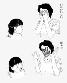 Illustration Creepy Horror Gore Manga Horror Manga - Shintaro Kago Peek A Boo, HD Png Download, Free Download