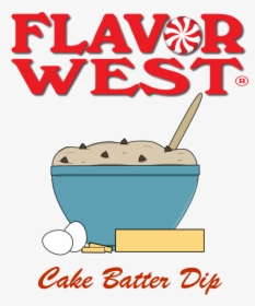 Cake Batter Dip By Flavor West Clipart , Png Download - Flavor West, Transparent Png, Free Download