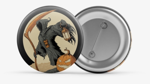 The Reaper Orange/cream - Pin-back Button, HD Png Download, Free Download