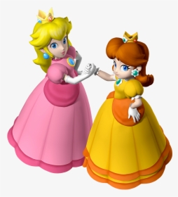 Mario Party Peach And Daisy , Png Download - Princess Peach And Sister, Transparent Png, Free Download