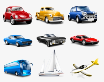 Download Royalty Free Icons And Stock - Windows 10 Icons Pack Cars, HD Png Download, Free Download
